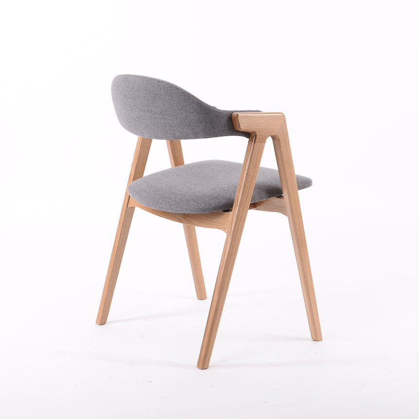 Silla de comedor Logan (tapizado/tinte opcional) 