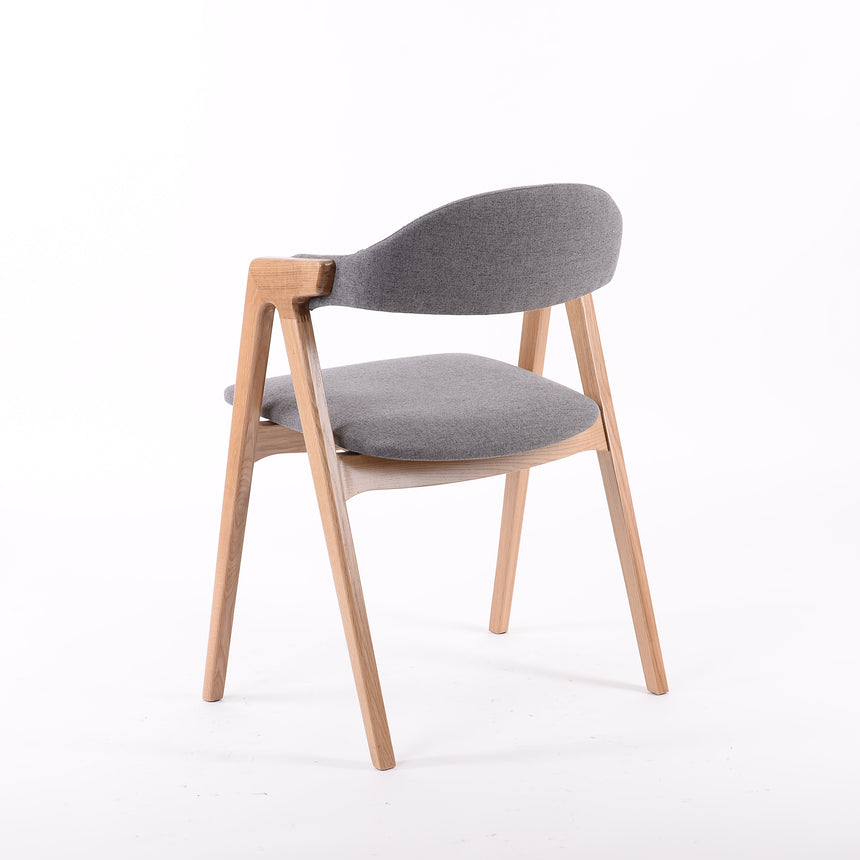 Silla de comedor Logan (tapizado/tinte opcional) 