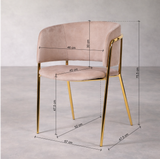 Silla de comedor KL Mia en beige