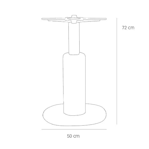 Pata de mesa KJ Duco en color dorado