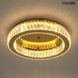 Lámpara de techo Borra dorada