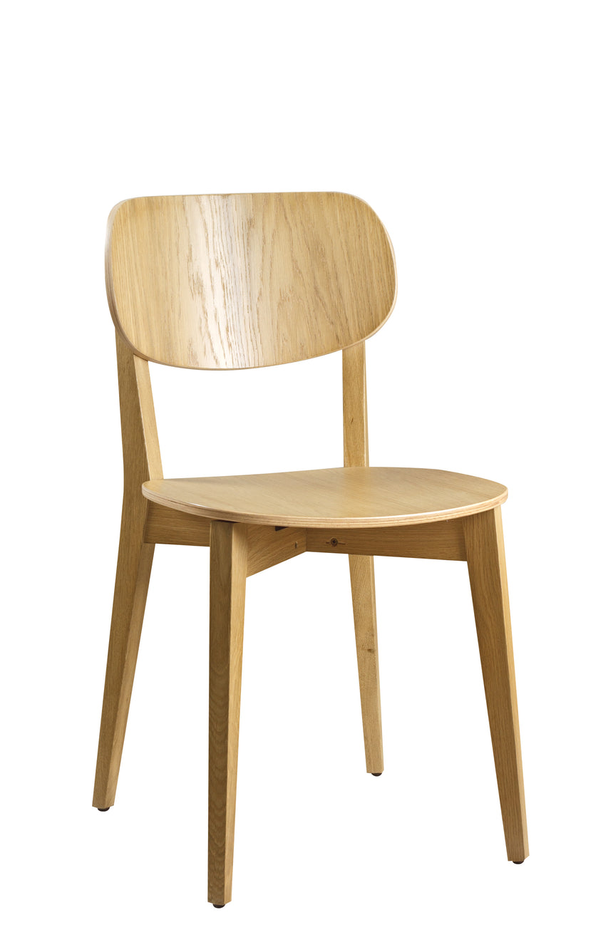 Silla de restaurante Robinson PS - con tapizado/tinte opcional