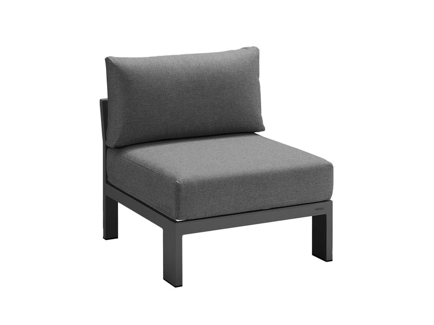 Higold Borromeo 5 személyes kerti sarokülő szett, antracit színben