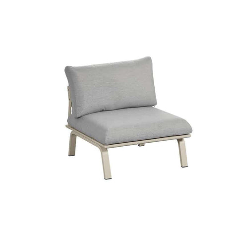 Conjunto de sofá esquinero de jardín de 5 plazas Higold Punto, beige