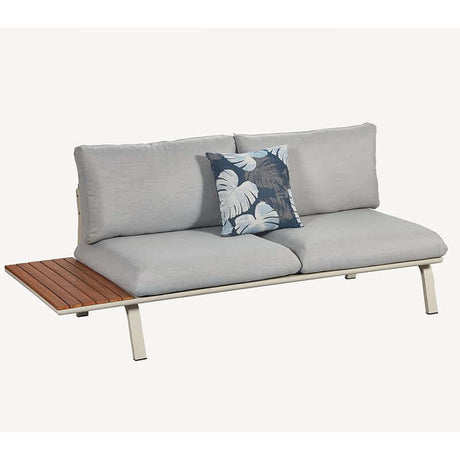 Conjunto de sofá esquinero de jardín de 5 plazas Higold Punto, beige