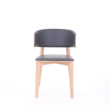 Silla de comedor Sharon 3AL - con tapizado/tinte opcional