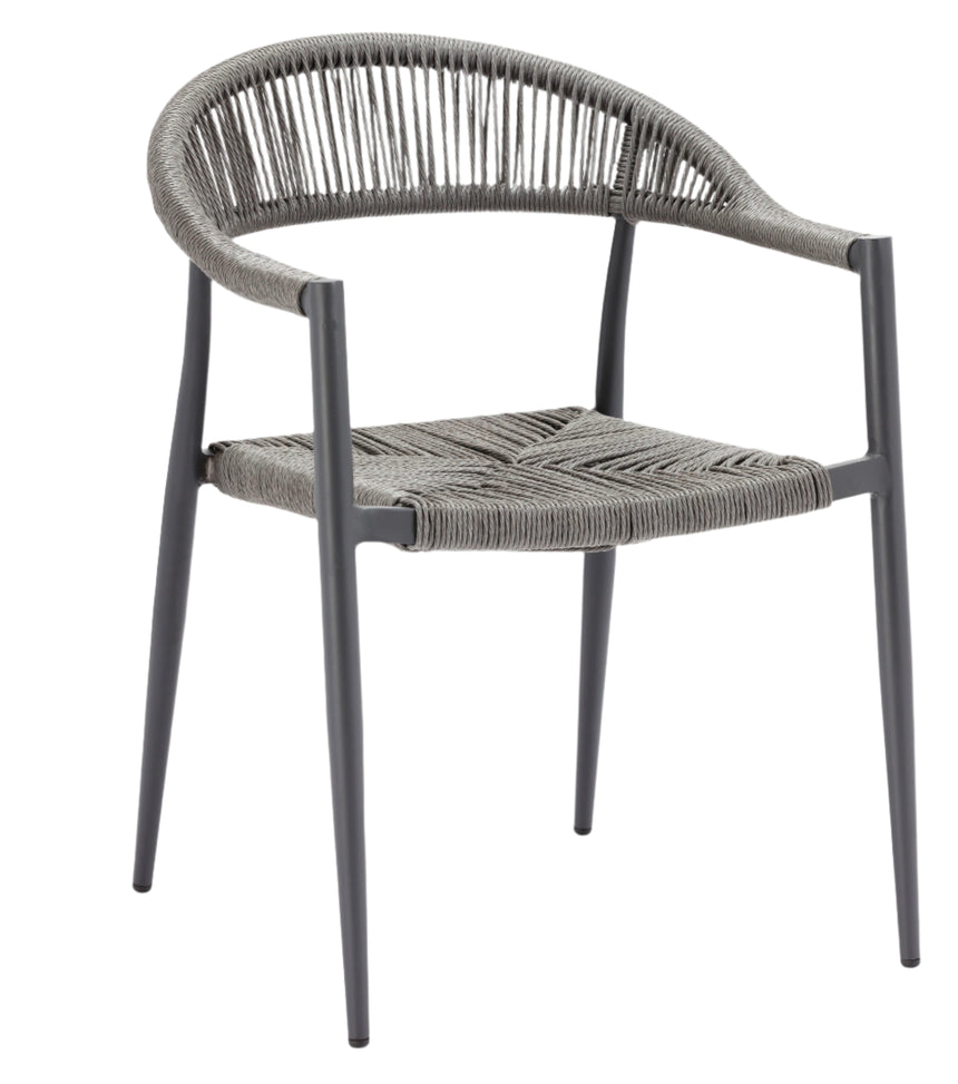Jonah kültéri szék, szürke színben