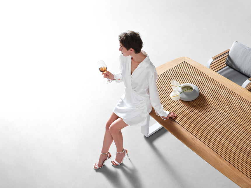 Juego de comedor de jardín de 6 plazas Higold Wing