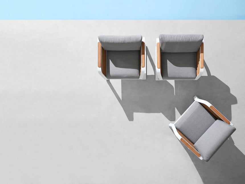 Juego de comedor de jardín de 6 plazas Higold Wing