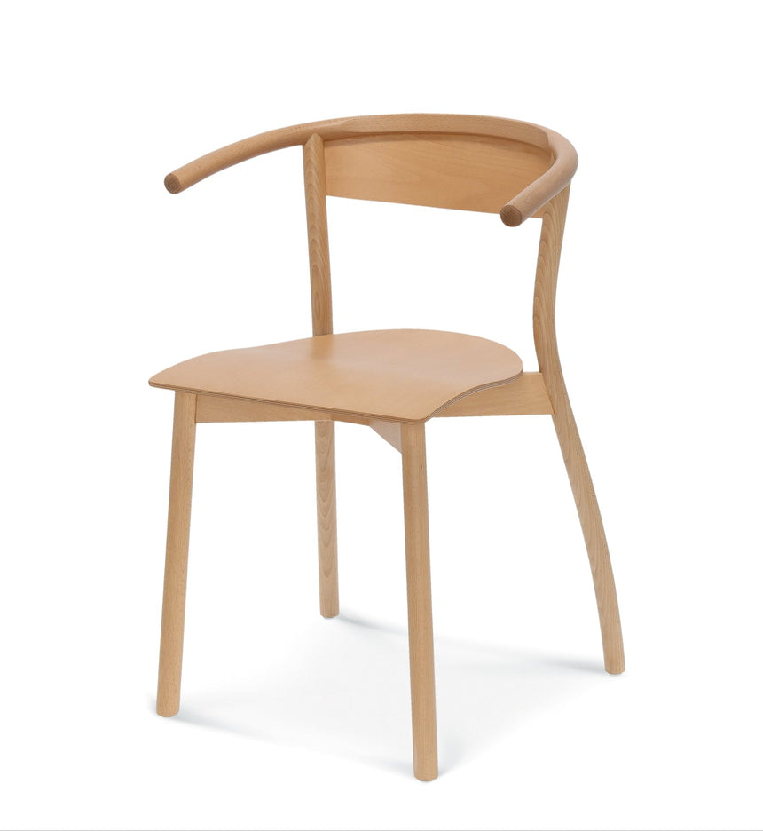 Silla de restaurante de madera Fala B-1906