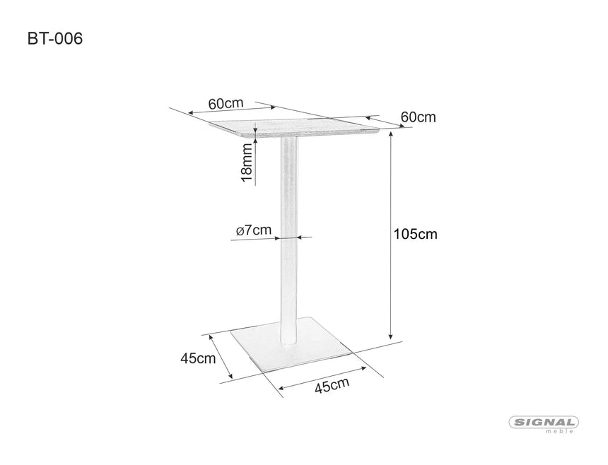 Mesa de bar BT006 mesa de comedor