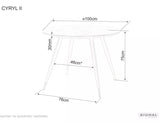Mesa de comedor Cyryl II