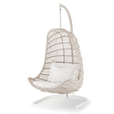 Silla colgante Leaf blanca