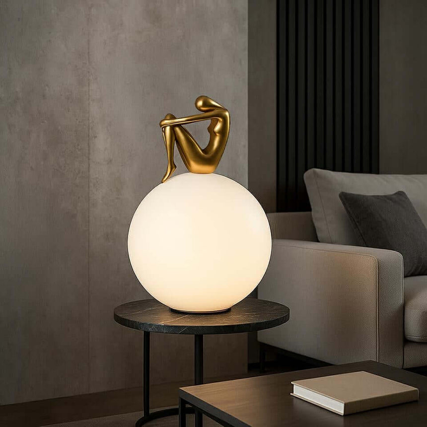 Uomo 35 asztali lámpa fekete