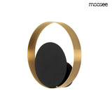 Lámpara de pared Band dorada/negra