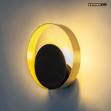 Lámpara de pared Band dorada/negra