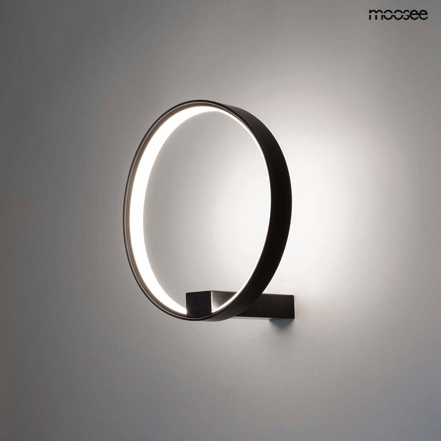 Circle Wall fali lámpa fekete