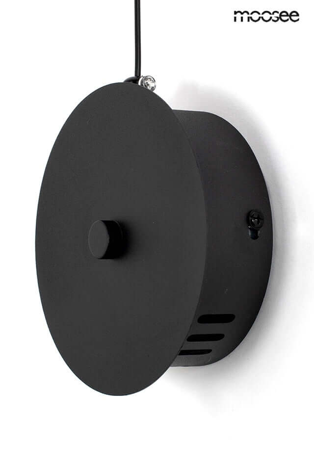 Flat fali lámpa fekete