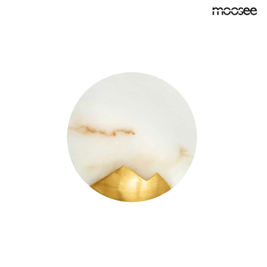 Lámpara de pared Luxio dorada