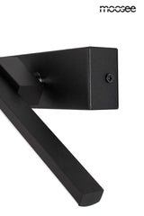 Lámpara de pared Rem negra