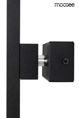 Lámpara de pared Rem negra