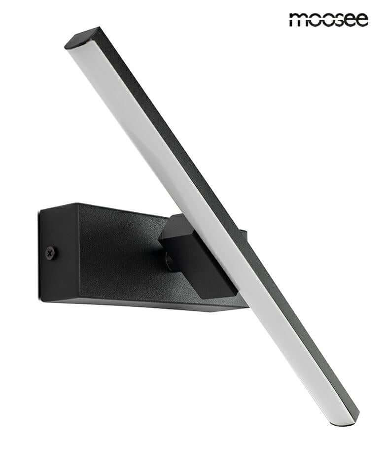 Lámpara de pared Rem negra