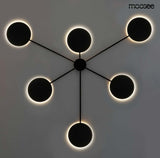 Lámpara de pared Shadow 6 negra