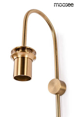 Lámpara de pared Slack dorada/blanca