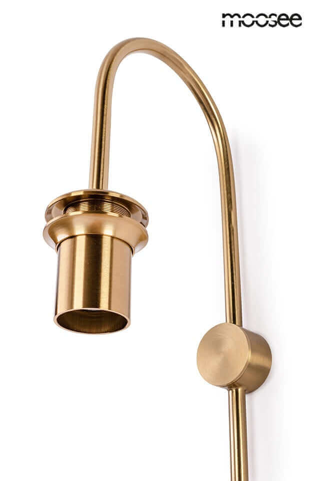 Lámpara de pared Slack dorada/blanca