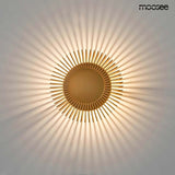 Lámpara de pared Sunny dorada