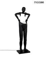 Lámpara de pie Human Houdini negra