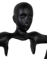 Lámpara de pie Human Houdini negra