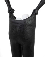 Lámpara de pie Human Houdini negra