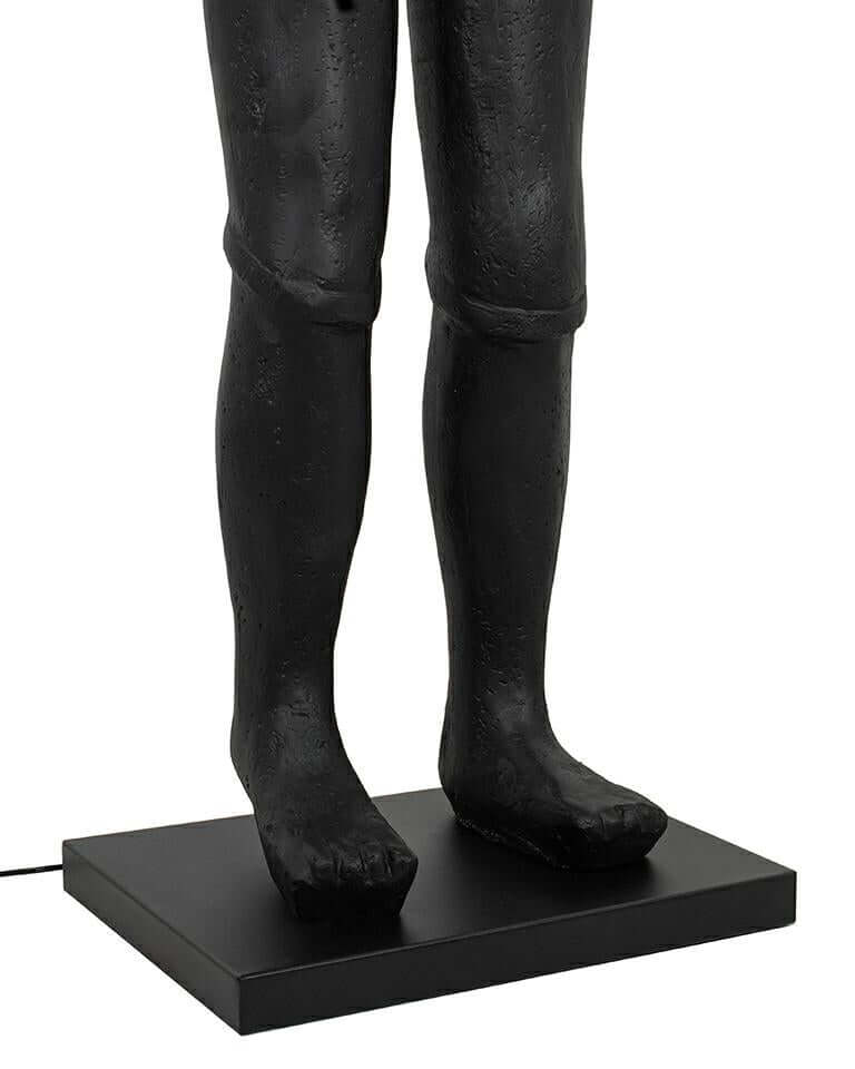 Lámpara de pie Human Houdini negra