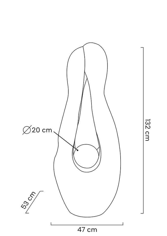 Lámpara de pie Mykonos