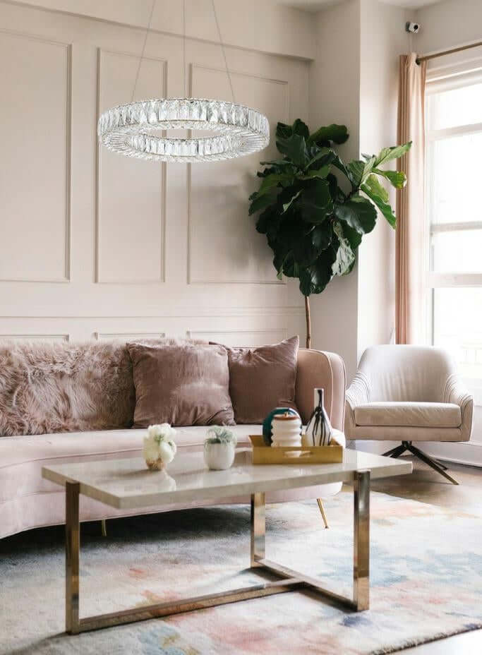 Lámpara colgante Allisia 80 dorada