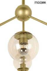 46. Astrifero 10 függőlámpa arany / borostyán