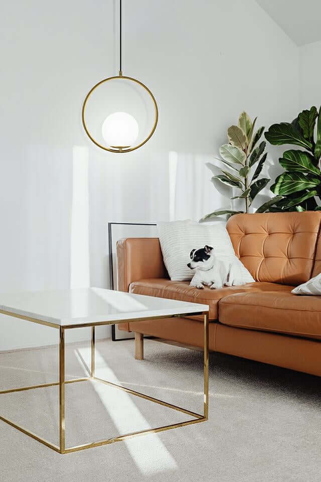 Lámpara colgante Aurelia 25 dorada