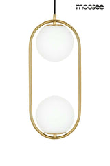 Lámpara colgante Aurelia Twin dorada