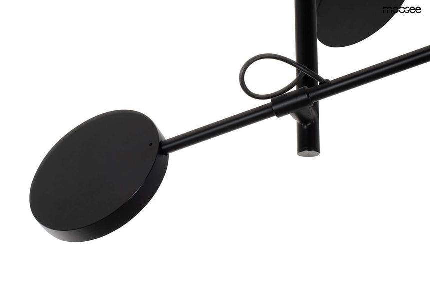 Lámpara colgante Bobbie 3 negra