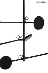 Lámpara colgante Bobbie 3 negra