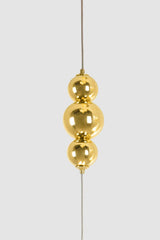 Lámpara colgante Butterfly Disc 5 dorada