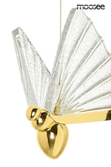 Lámpara colgante Butterfly M dorada