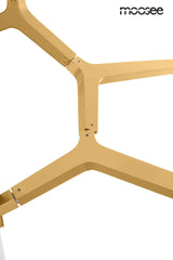 Lámpara colgante Candelabr 10 dorada