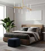 Lámpara colgante Candelabr 10 dorada