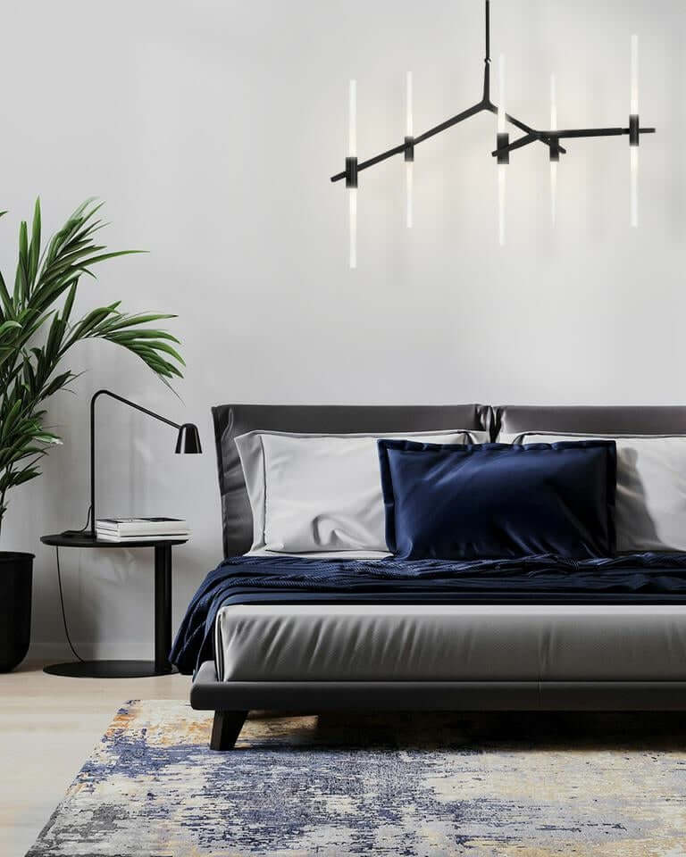 Lámpara colgante Candelabr 10 negra