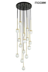 Lámpara colgante Cannon Disc 16 dorada