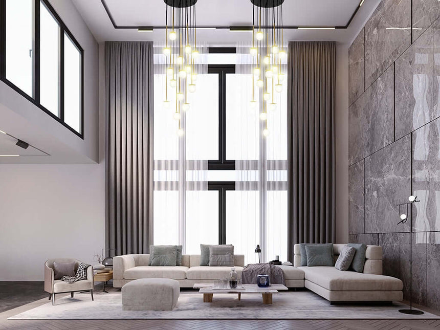 Lámpara colgante Cannon Disc 16 dorada