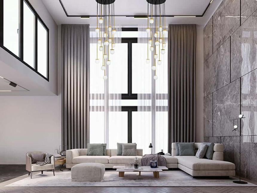 Lámpara colgante Cannon Disc 16 dorada