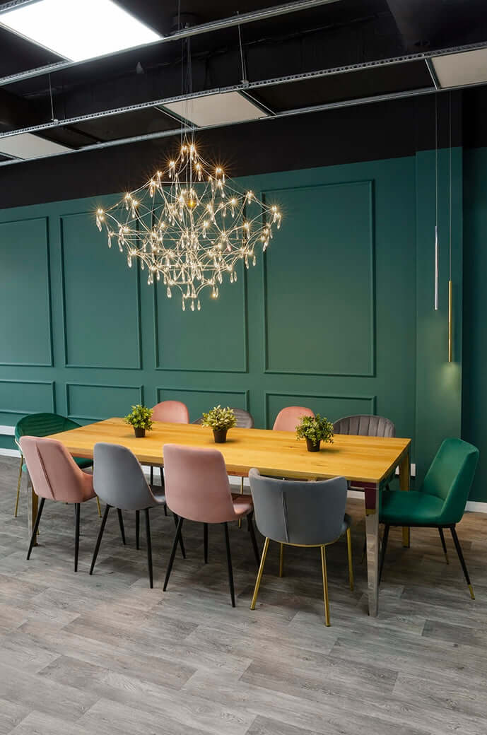 Lámpara colgante Constellation 120 Gold – LED, acero cepillado